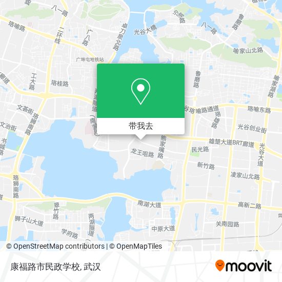 康福路市民政学校地图