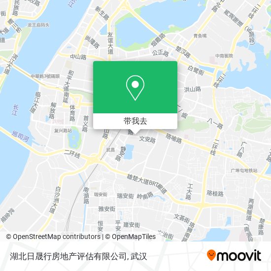 湖北日晟行房地产评估有限公司地图