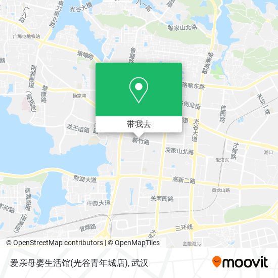 爱亲母婴生活馆(光谷青年城店)地图