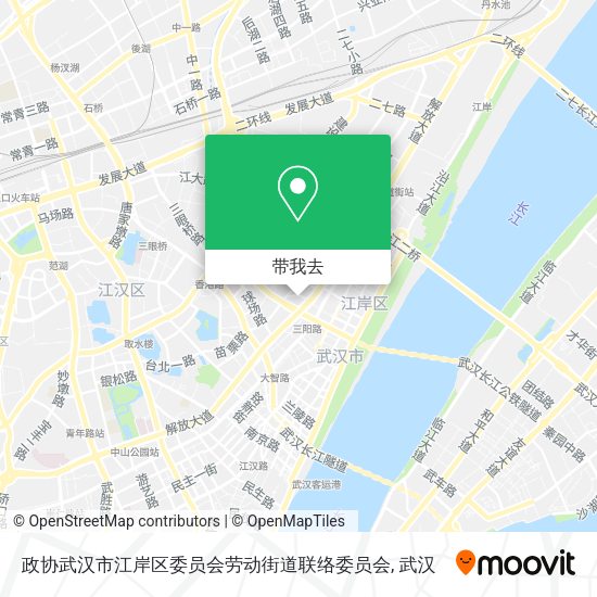 政协武汉市江岸区委员会劳动街道联络委员会地图
