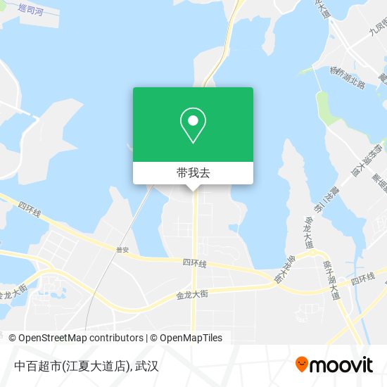 中百超市(江夏大道店)地图