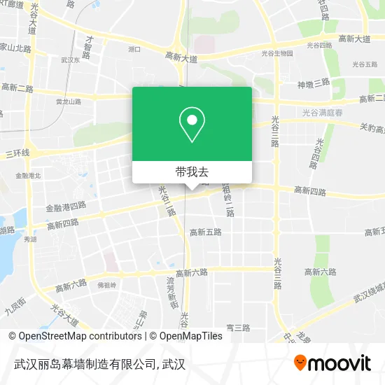 武汉丽岛幕墙制造有限公司地图