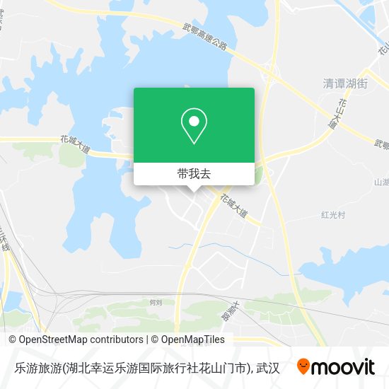 乐游旅游(湖北幸运乐游国际旅行社花山门市)地图