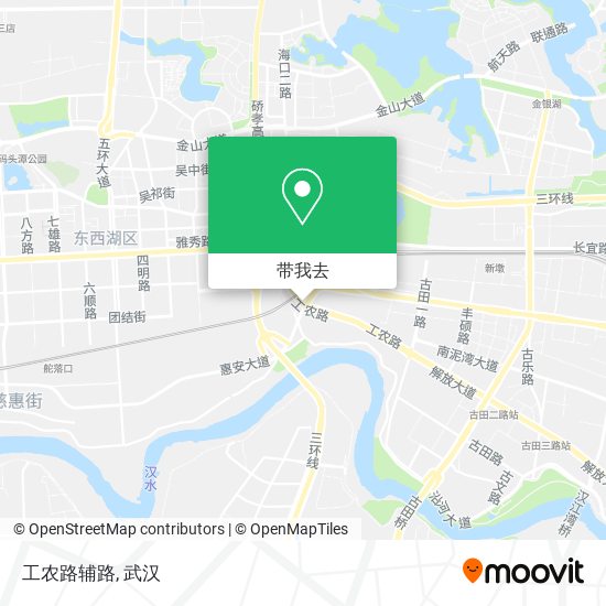 工农路辅路地图