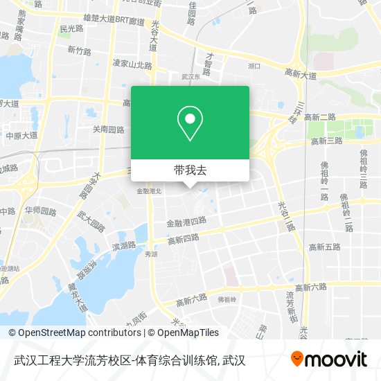 武汉工程大学流芳校区-体育综合训练馆地图