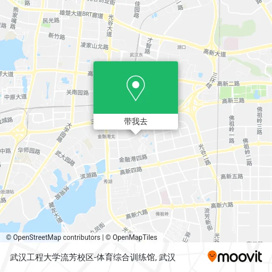 武汉工程大学流芳校区-体育综合训练馆地图