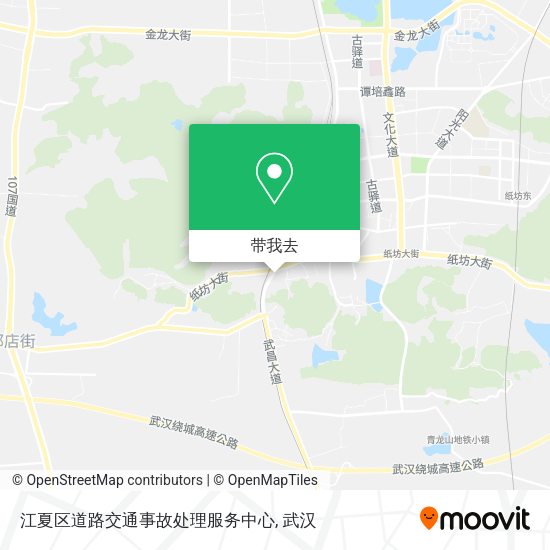 江夏区道路交通事故处理服务中心地图