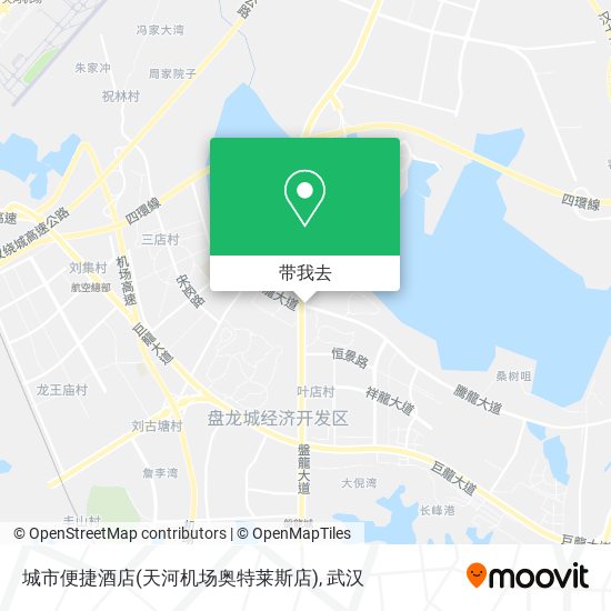 城市便捷酒店(天河机场奥特莱斯店)地图