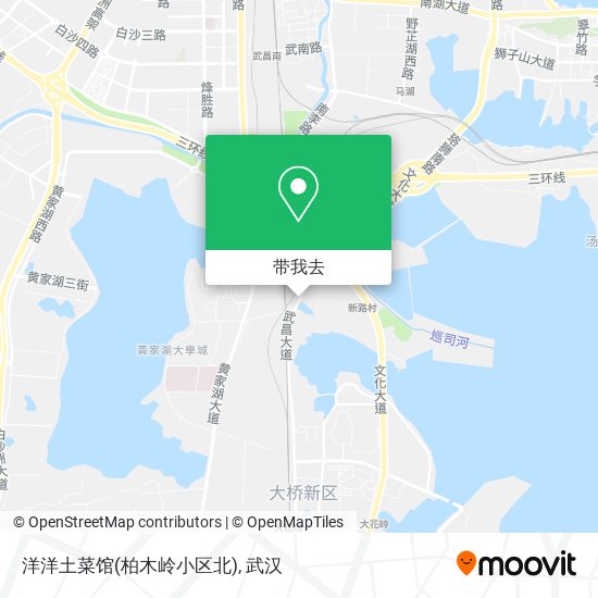 洋洋土菜馆(柏木岭小区北)地图