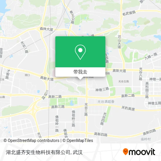 湖北盛齐安生物科技有限公司地图