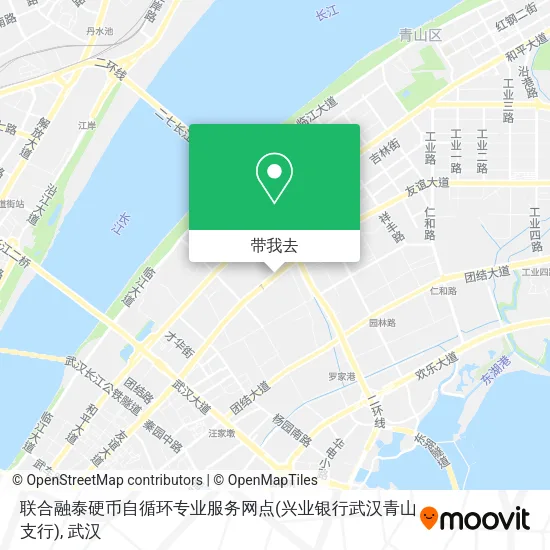 联合融泰硬币自循环专业服务网点(兴业银行武汉青山支行)地图