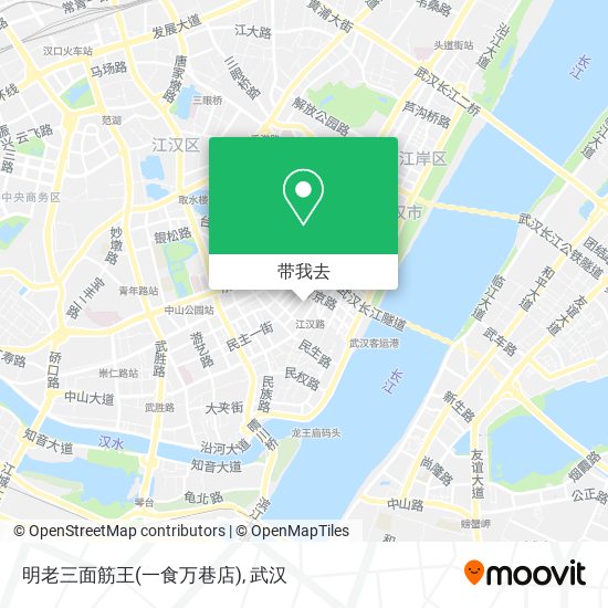 明老三面筋王(一食万巷店)地图