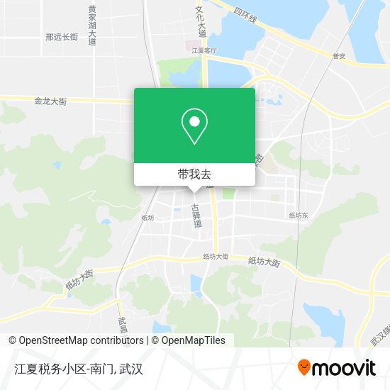 江夏税务小区-南门地图