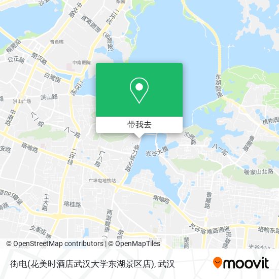 街电(花美时酒店武汉大学东湖景区店)地图