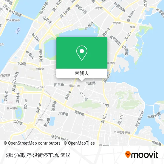湖北省政府-沿街停车场地图