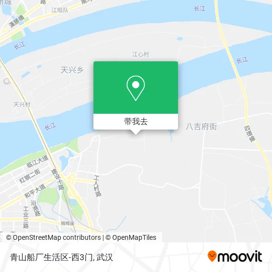青山船厂生活区-西3门地图