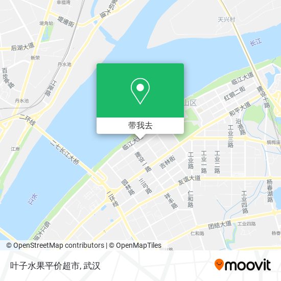 叶子水果平价超市地图