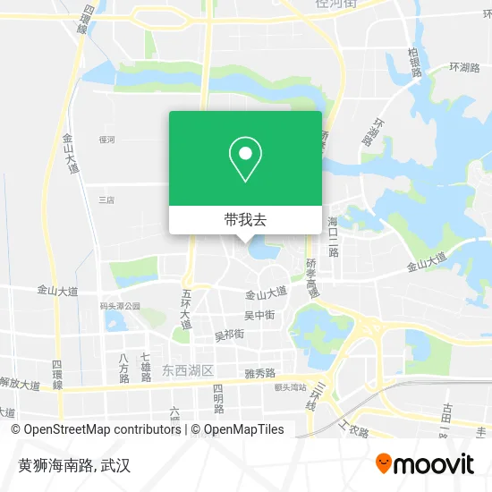 黄狮海南路地图