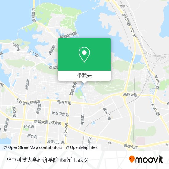 华中科技大学经济学院-西南门地图