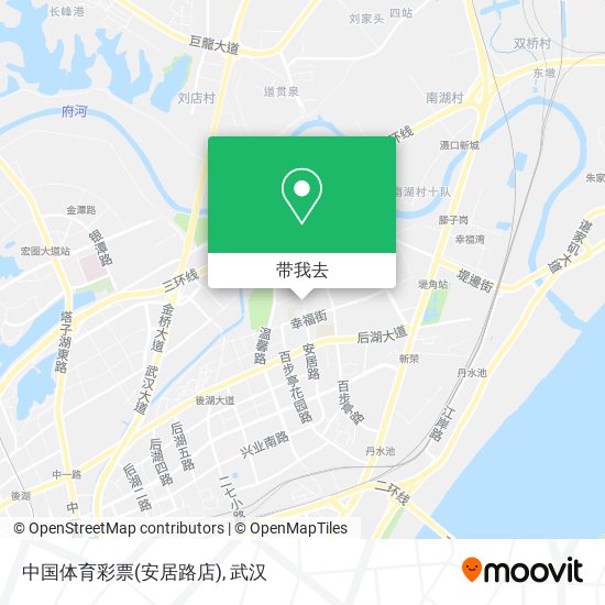 中国体育彩票(安居路店)地图