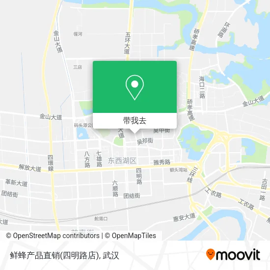 鲜蜂产品直销(四明路店)地图