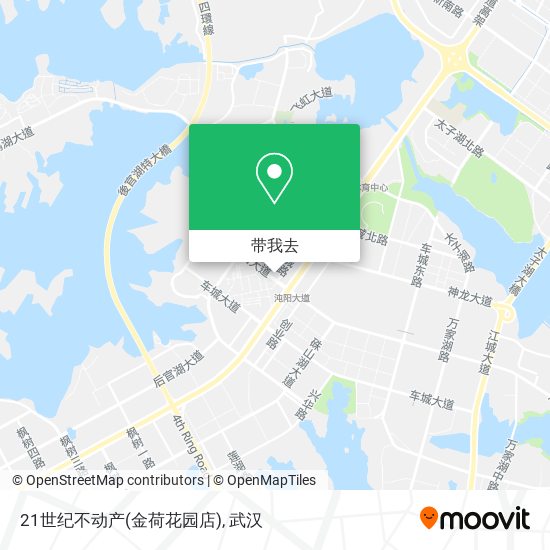 21世纪不动产(金荷花园店)地图