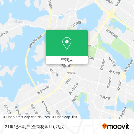 21世纪不动产(金荷花园店)地图