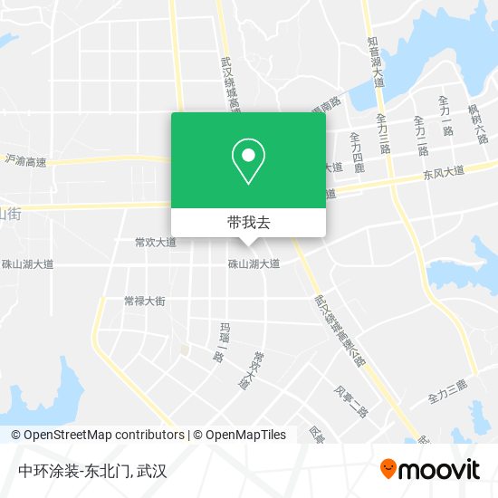 中环涂装-东北门地图