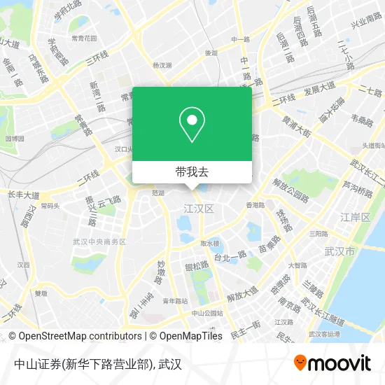 中山证券(新华下路营业部)地图