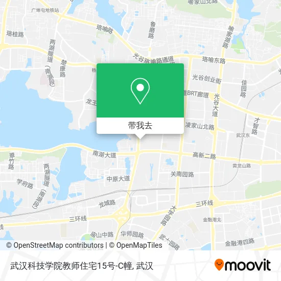 武汉科技学院教师住宅15号-C幢地图