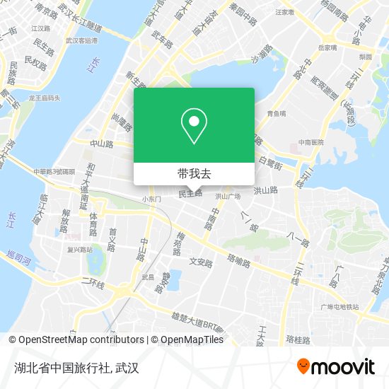 湖北省中国旅行社地图