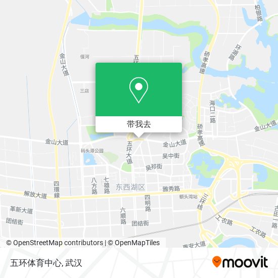 五环体育中心地图
