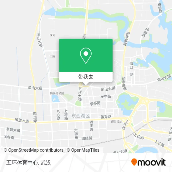 五环体育中心地图