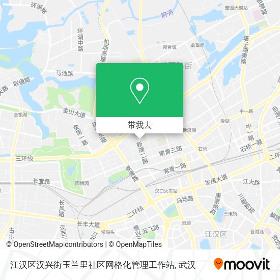 江汉区汉兴街玉兰里社区网格化管理工作站地图