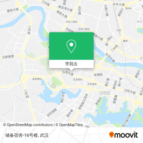 储备宿舍-16号楼地图