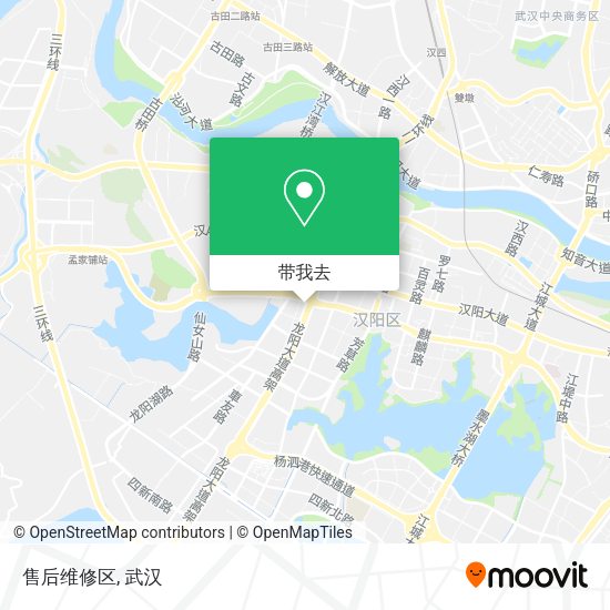 售后维修区地图