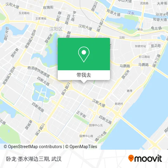 卧龙·墨水湖边三期地图