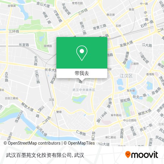 武汉百墨苑文化投资有限公司地图