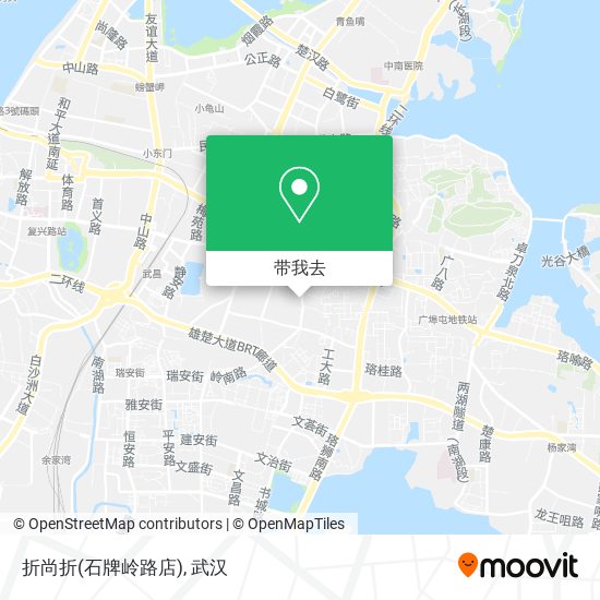 折尚折(石牌岭路店)地图