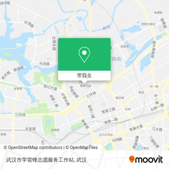 武汉市学雷锋志愿服务工作站地图
