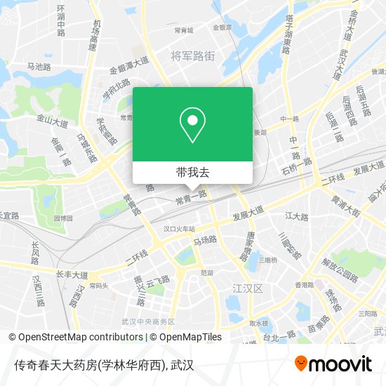 传奇春天大药房(学林华府西)地图