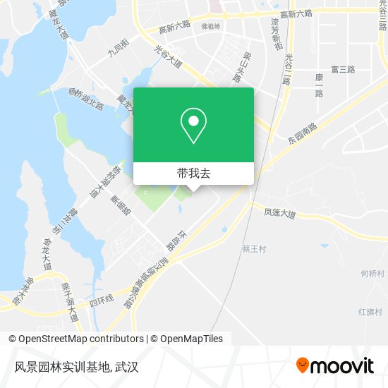 风景园林实训基地地图