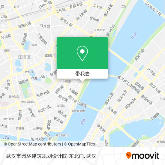 武汉市园林建筑规划设计院-东北门地图