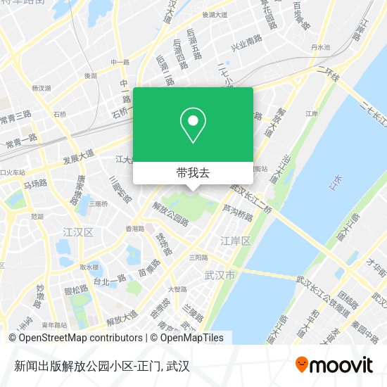 新闻出版解放公园小区-正门地图