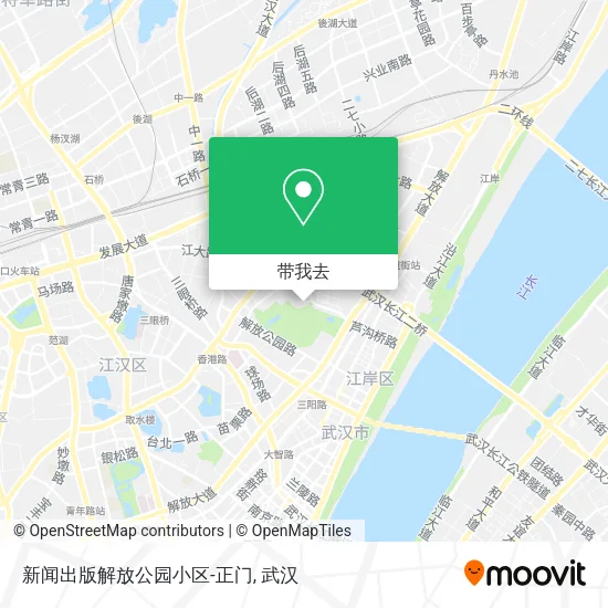 新闻出版解放公园小区-正门地图
