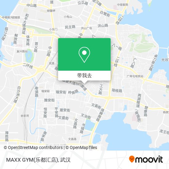 MAXX GYM(乐都汇店)地图