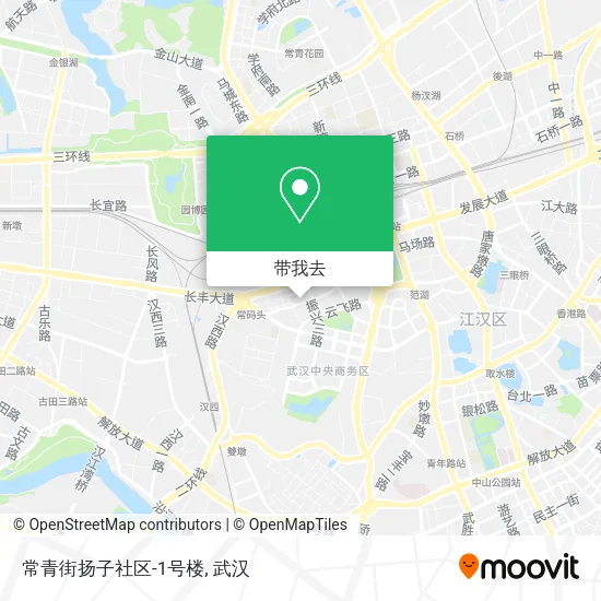常青街扬子社区-1号楼地图