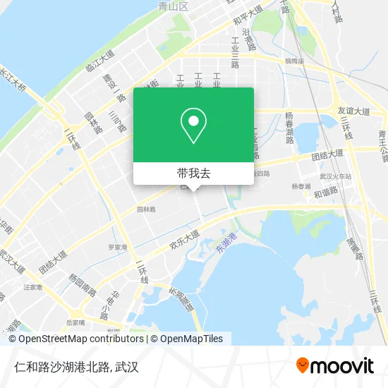 仁和路沙湖港北路地图