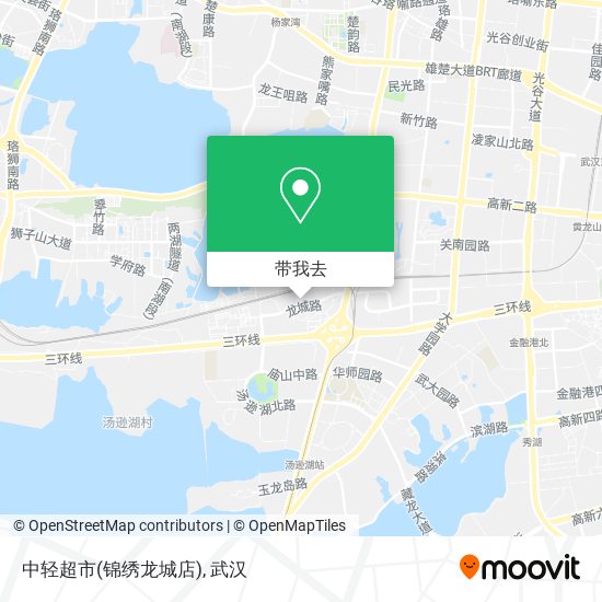 中轻超市(锦绣龙城店)地图