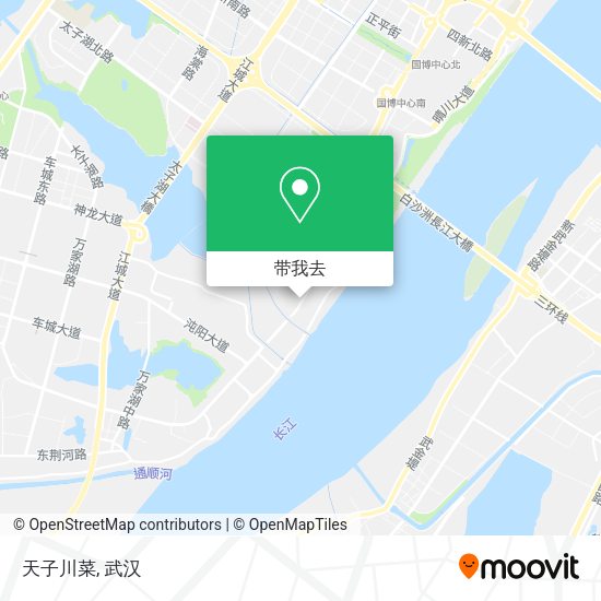 天子川菜地图